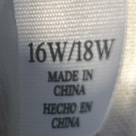 FUTURE COLLECTIVE Women’s Off White Denim Jean with Cross over Button Waist - Picture 9 of 9